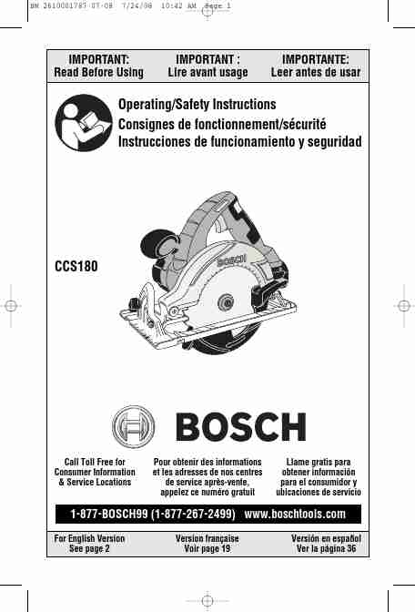 Bosch Power Tools Saw CCS180-page_pdf
